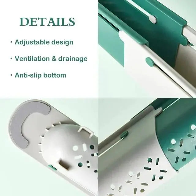 Viskana FlexiRack Pro — Say goodbye to chaos and bacteria for a sparkling clean kitchen! (2 pieces)