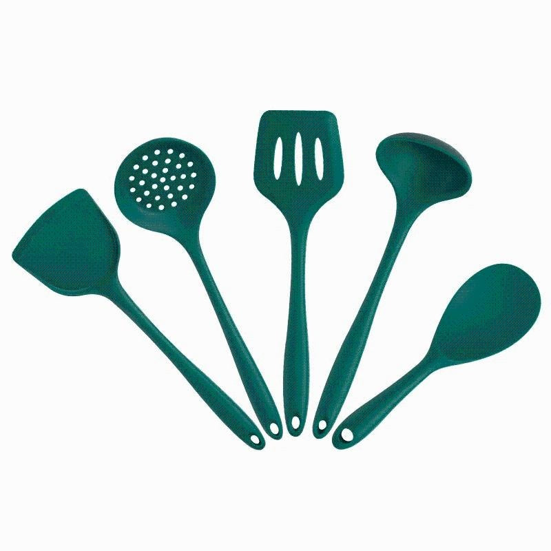 Green Silicone Utensil Set Viskana
