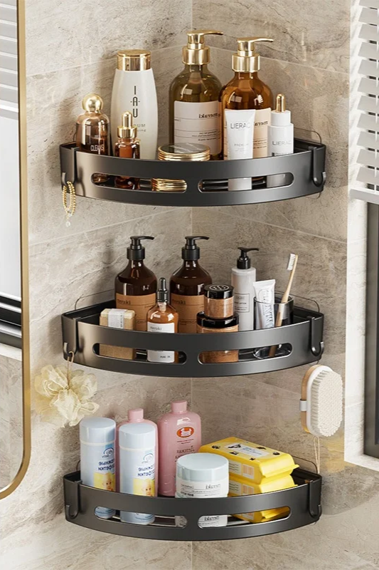 AQUAFIX Self-Adhesive Shower Organizer – Strongly adhesive, drill-free & waterproof Viskana