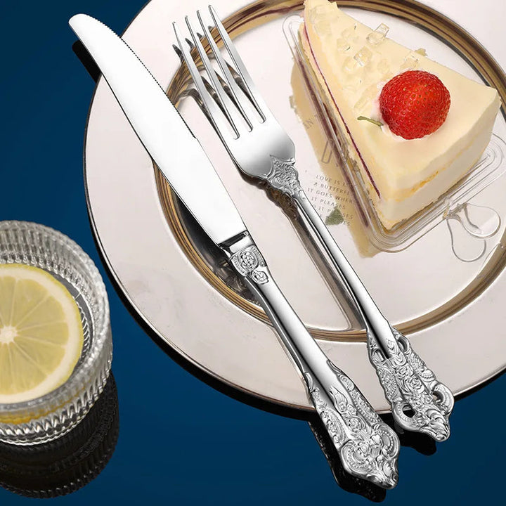 Viskana Luxury Gold Cutlery Set