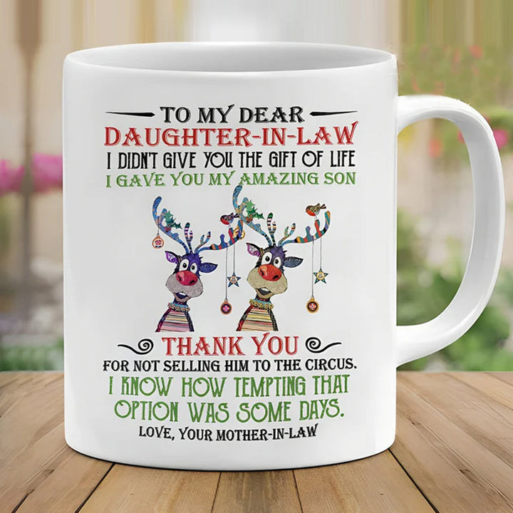 Viskana I have given you my amazing son - Best gift for daughter-in-law mugs