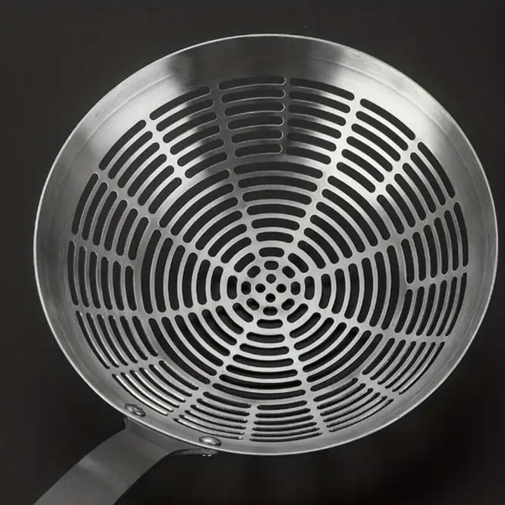 Viskana Stainless Steel Wooden Strainer Ladle