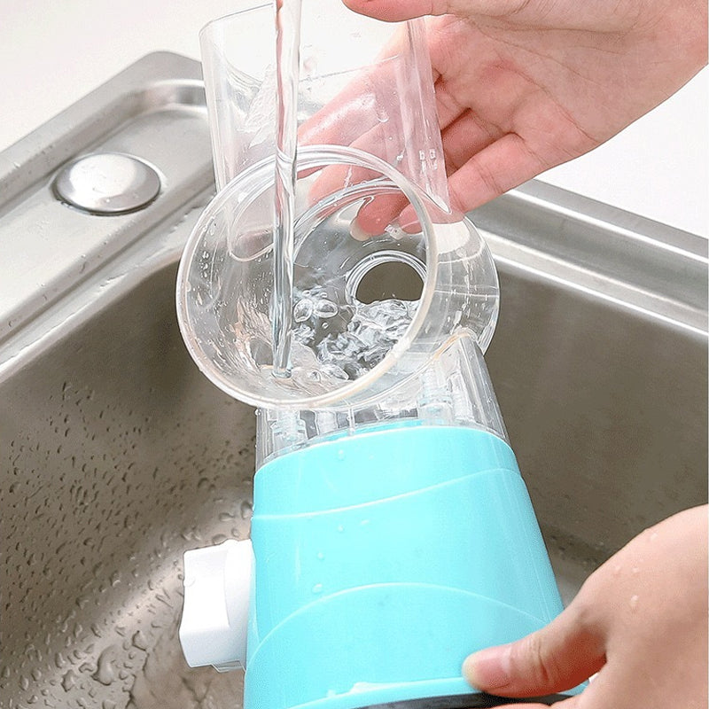 3-in-1 rotary cheese grater vegetable slicer | Viskana