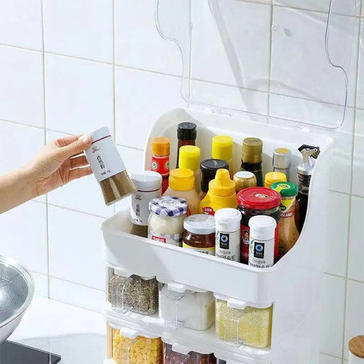 Viskana MultiFunctional Double Rack Spice Organizer