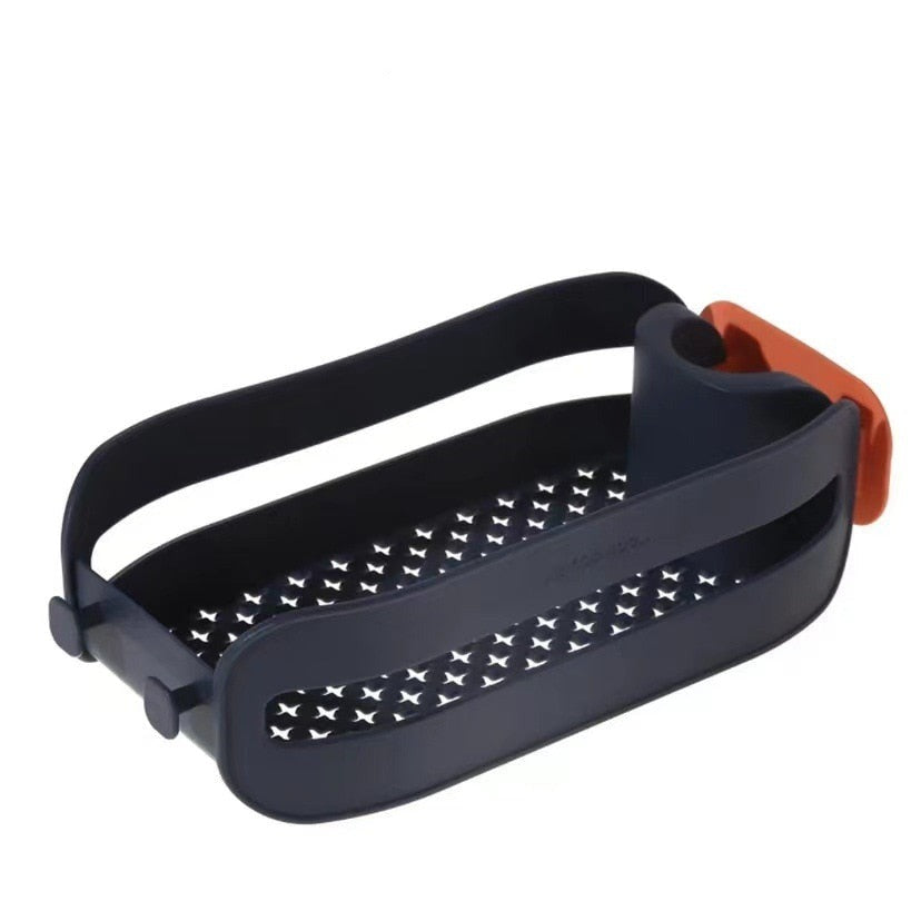 Viskana 2in1 Sponge Holder Sink Organizer Rack