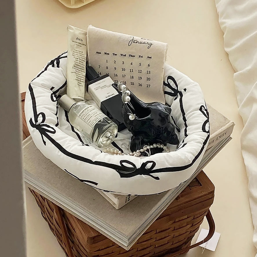 Ribbon Stripe Basket Viskana