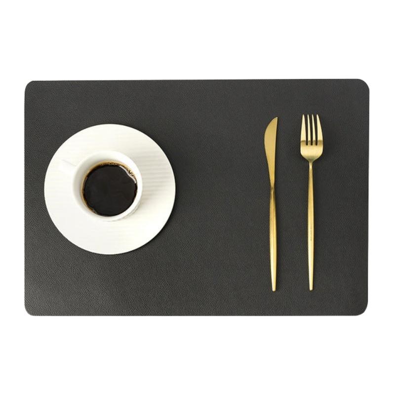 Viskana Modern rectangular waterproof PU leather placemats