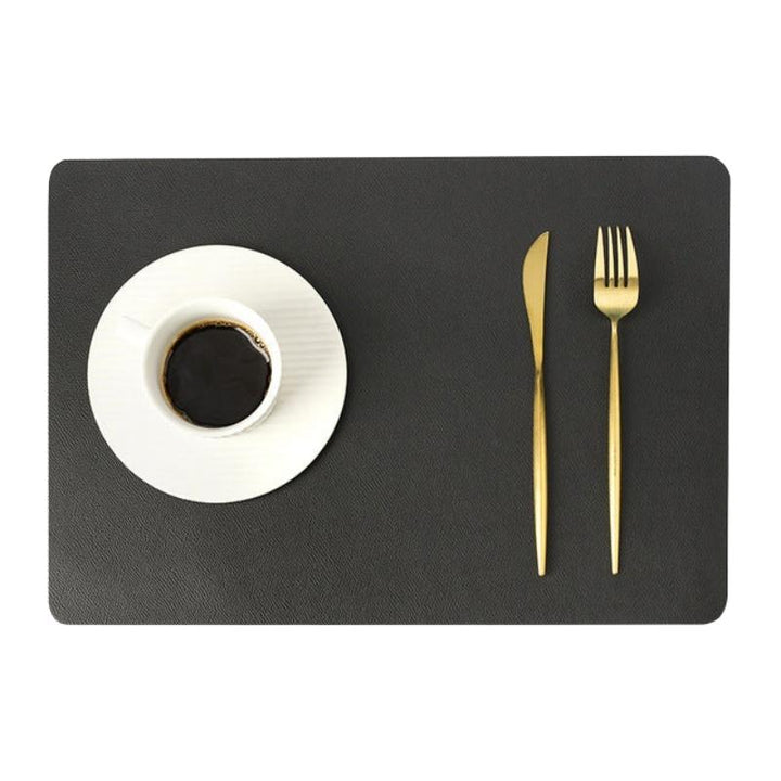 Viskana Modern rectangular waterproof PU leather placemats
