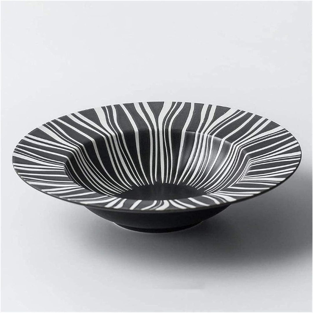 Viskana Elegant Ceramic Deep Plates for Pasta, Soup, and Salads