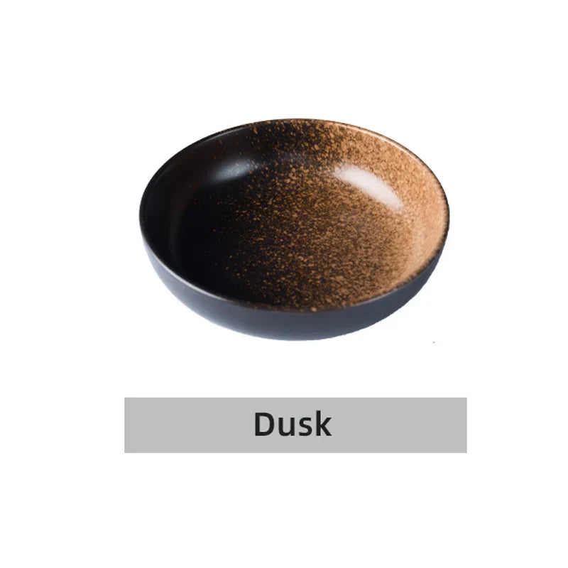 6/8/10" Deep Shallow Ceramic Dinner Dish Porcelain Tableware Plate Viskana