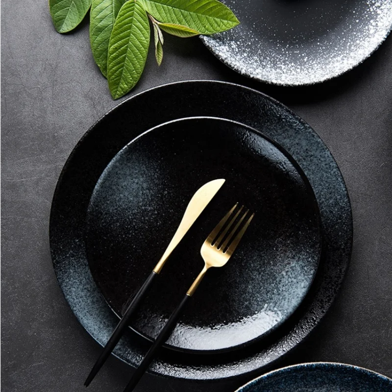 6/8/10" Deep Shallow Ceramic Dinner Dish Porcelain Tableware Plate Viskana