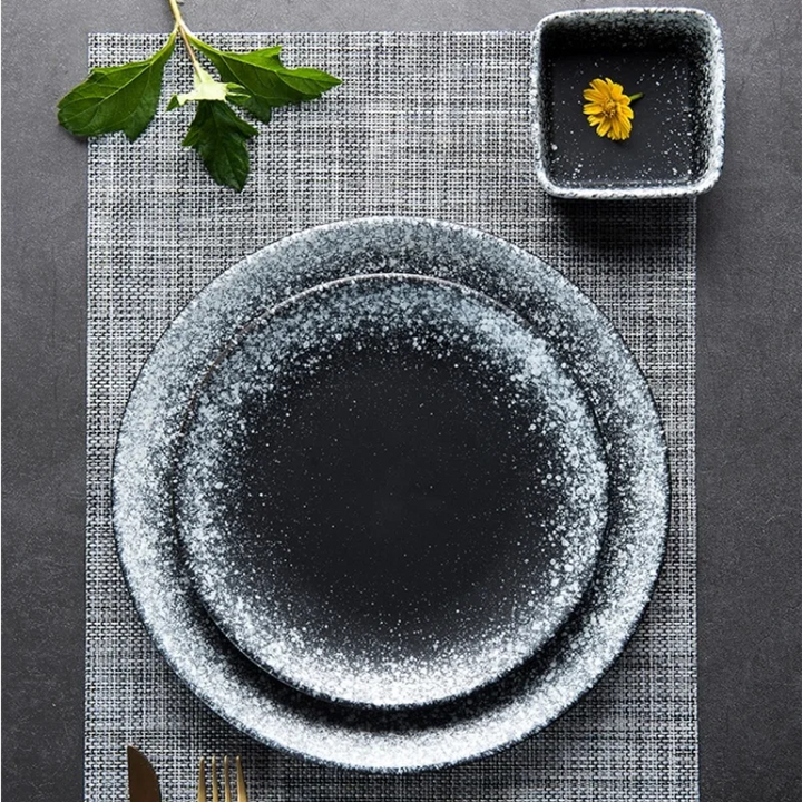 6/8/10" Deep Shallow Ceramic Dinner Dish Porcelain Tableware Plate Viskana