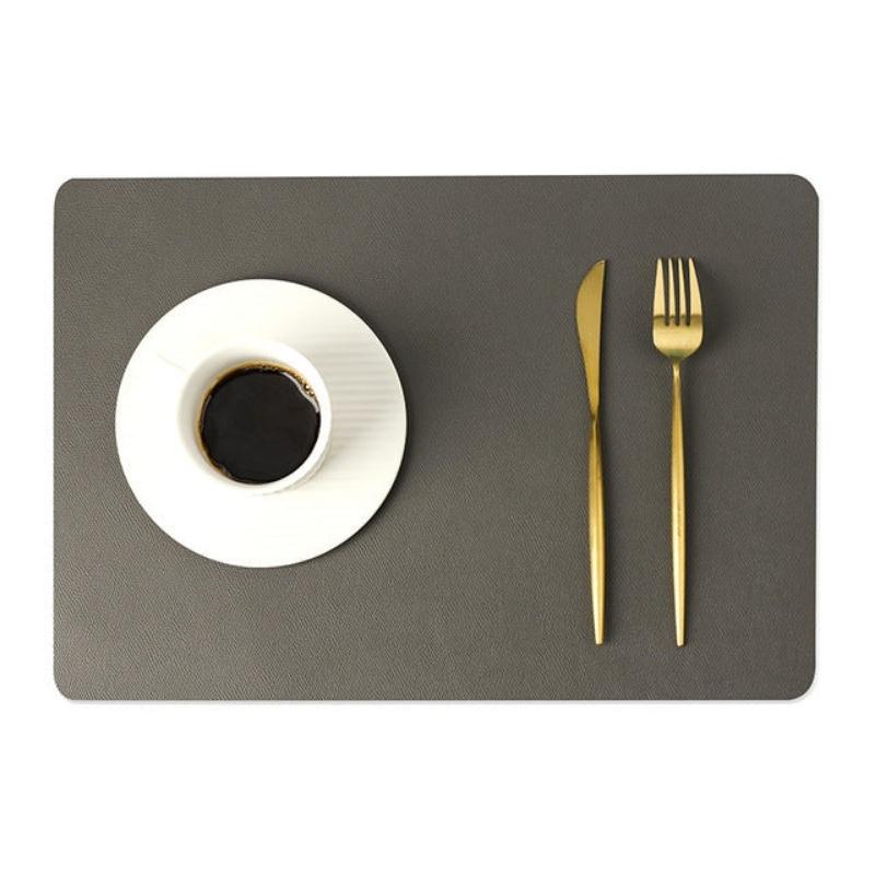 Viskana Modern rectangular waterproof PU leather placemats