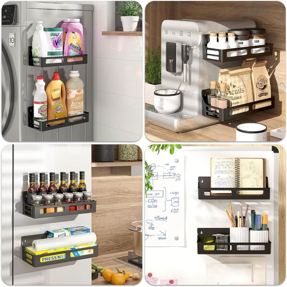 Viskana SpiceMagnet – Space-saving magnetic shelf organizer