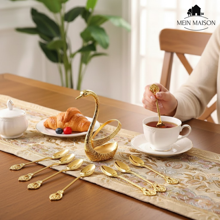 Viskana SwanLuxe – Enhance coffee experiences with stylish swan-shaped spoons