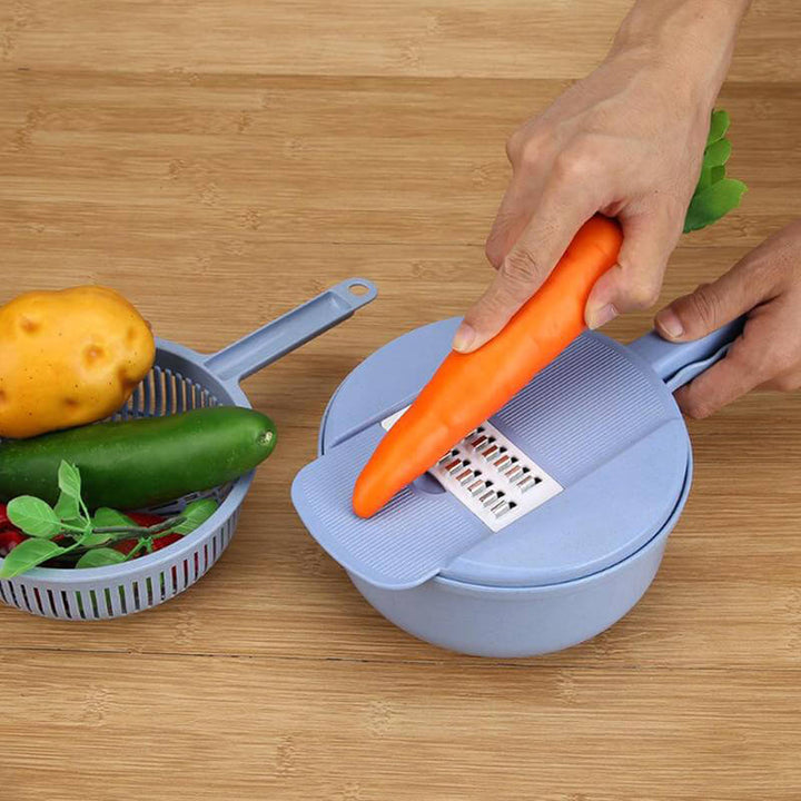 SliceMaster 12-in-1 Vegetable Slicer — Transforms your kitchen into a sparkling clean cooking paradise full of moments of enjoyment | Viskana
