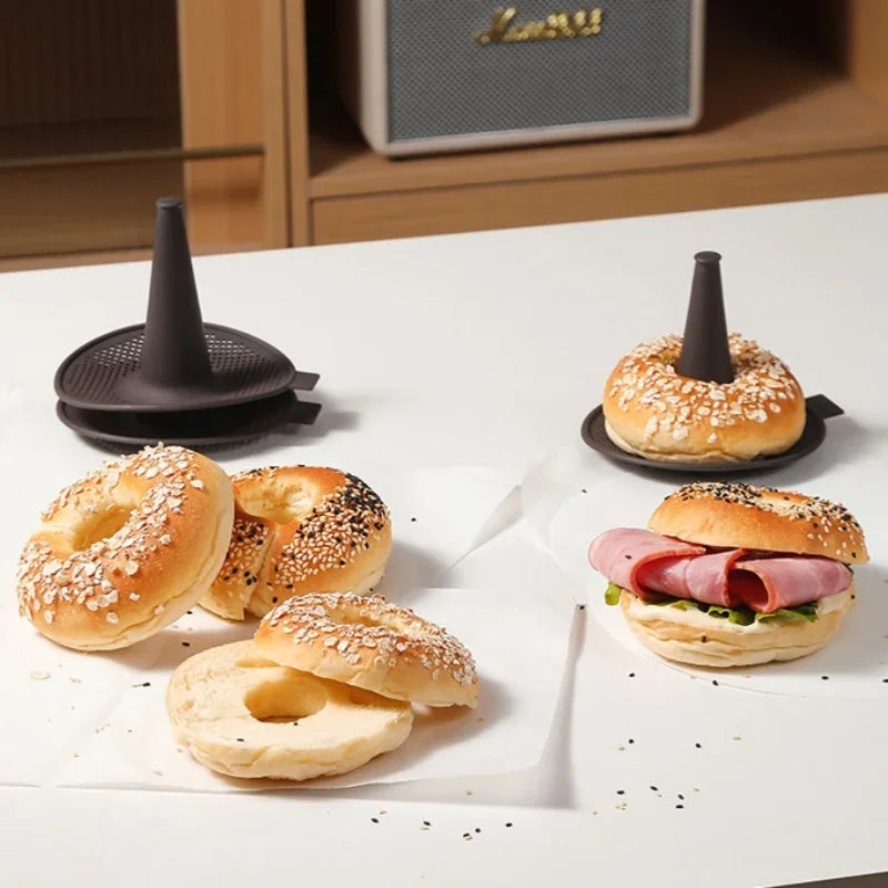 6pcs Kitchen Silicone Conical Baking Pastry Molds Doughnut Cake Pans Viskana