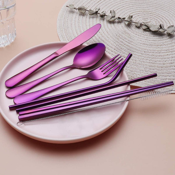 Viskana Cutlery Set GoCutlery | 4-piece for on the go | Stainless Steel & BPA-free | With Transport Case