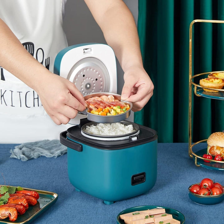 MiniChef 1.2L Rice Cooker – Compact Multicooker with Steaming Function and One-Button Control | Viskana