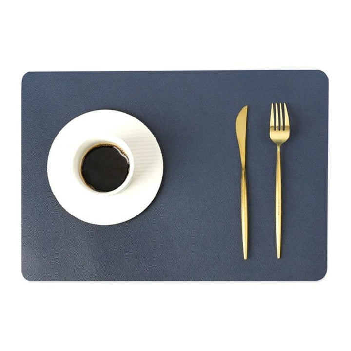 Viskana Modern rectangular waterproof PU leather placemats