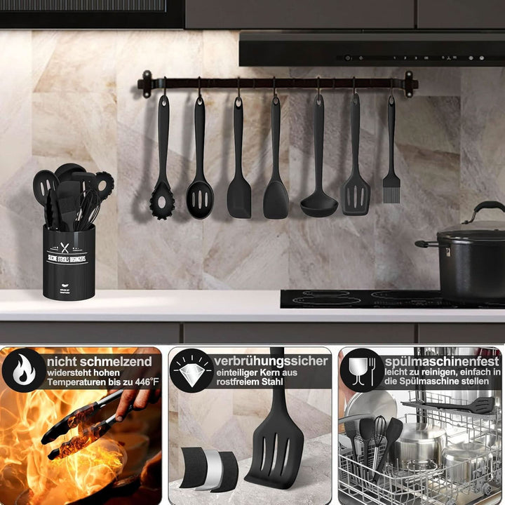 Viskana KitchenPro - Silicone Kitchen Utensil Set