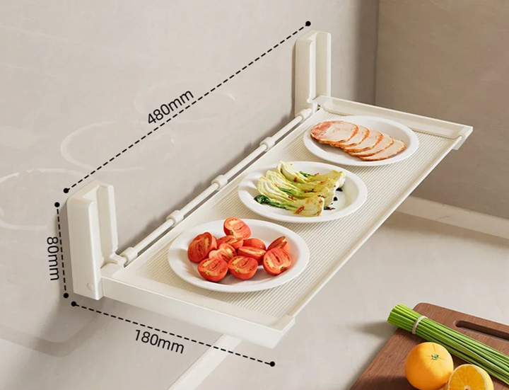 FlexiRack – Collapsible Spice Rack with Hooks Viskana