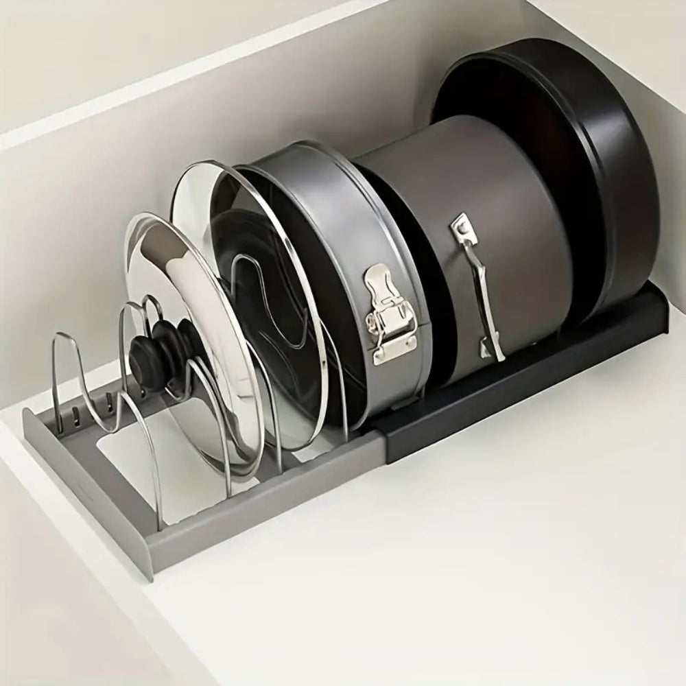 Viskana Expandable Pot and Pans Organizer Rack