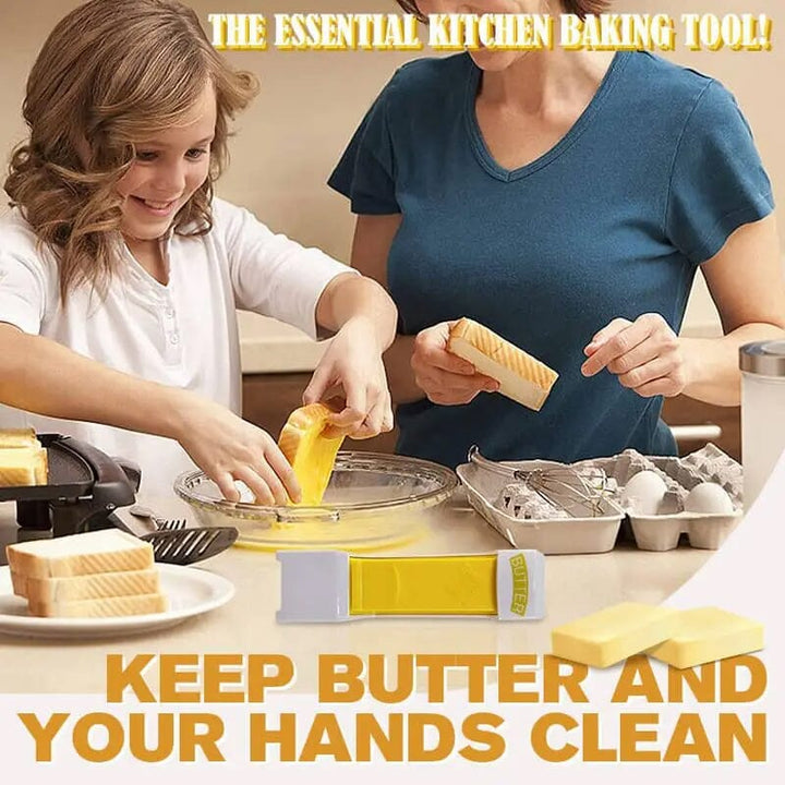 One Click Stick Butter Cutter Cheese Splitter Slicer | Viskana
