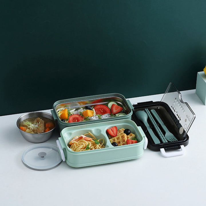 Viskana Portable Three Stackable Lunchbox
