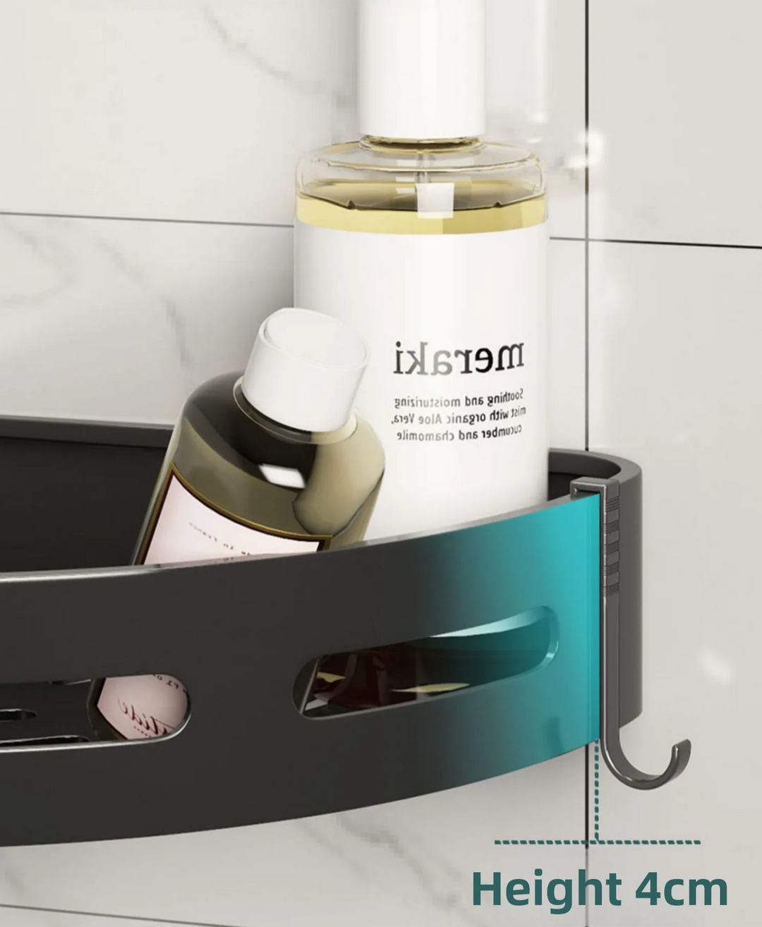 AQUAFIX Self-Adhesive Shower Organizer – Strongly adhesive, drill-free & waterproof Viskana