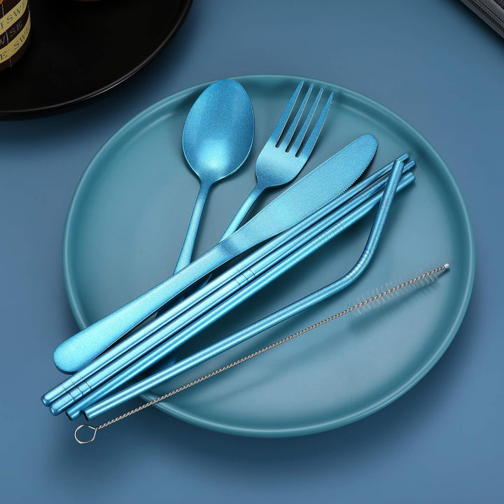 Viskana Cutlery Set GoCutlery | 4-piece for on the go | Stainless Steel & BPA-free | With Transport Case