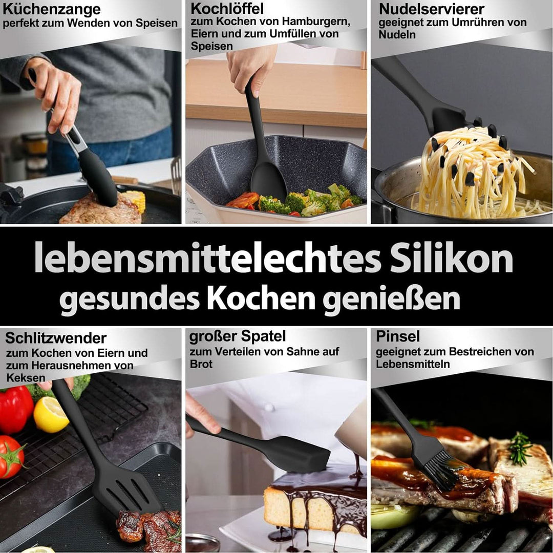 Viskana KitchenPro - Silicone Kitchen Utensil Set