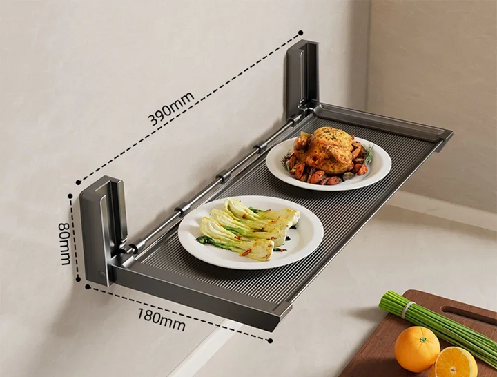 FlexiRack – Collapsible Spice Rack with Hooks Viskana