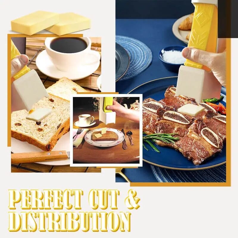 One Click Stick Butter Cutter Cheese Splitter Slicer | Viskana
