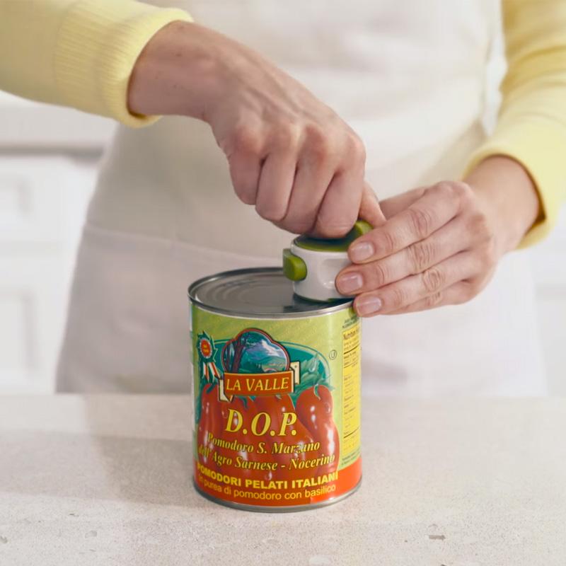 Stainless Steel Can Opener with Comfort Grip Viskana