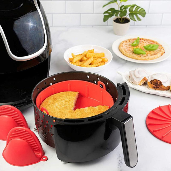 Viskana Hot Air Fryer Tray Easy to Clean Non-Stick Bakeware