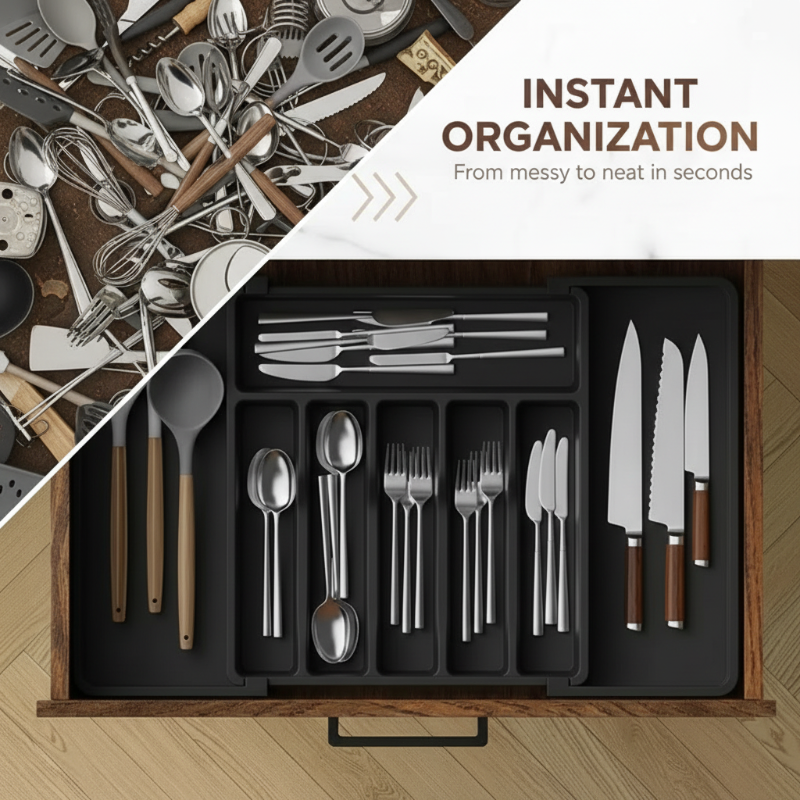 FlexiTidy — Peace and order in every drawer, so that every morning routine starts relaxed Viskana