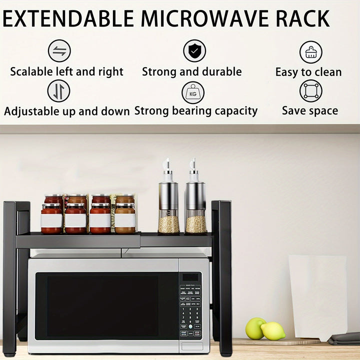 Expandable Microwave Shelf 2 Levels Viskana