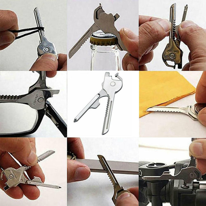 6-in-1-Keyring Multitool Mini-Multitool Keychain Pocket Stainless Steel Foldable Swiss Tech Easy Bottle Opener Keychain Viskana