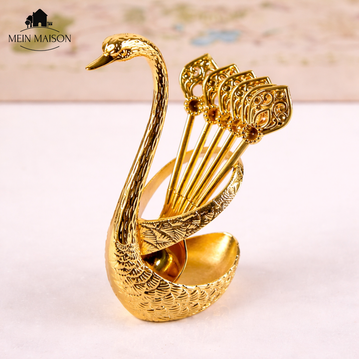 Viskana SwanLuxe – Enhance coffee experiences with stylish swan-shaped spoons
