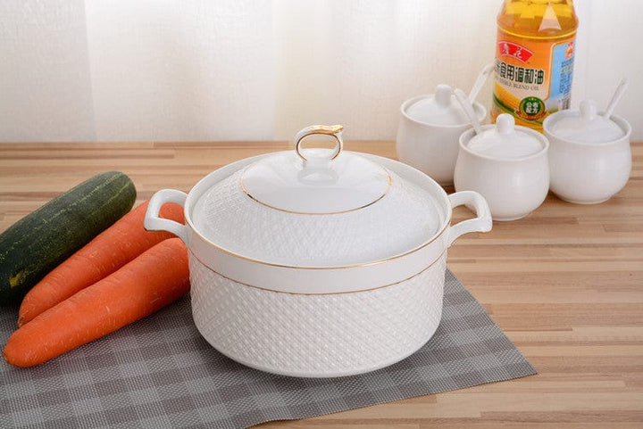 Agnes Ceramic Soup Pot | Viskana