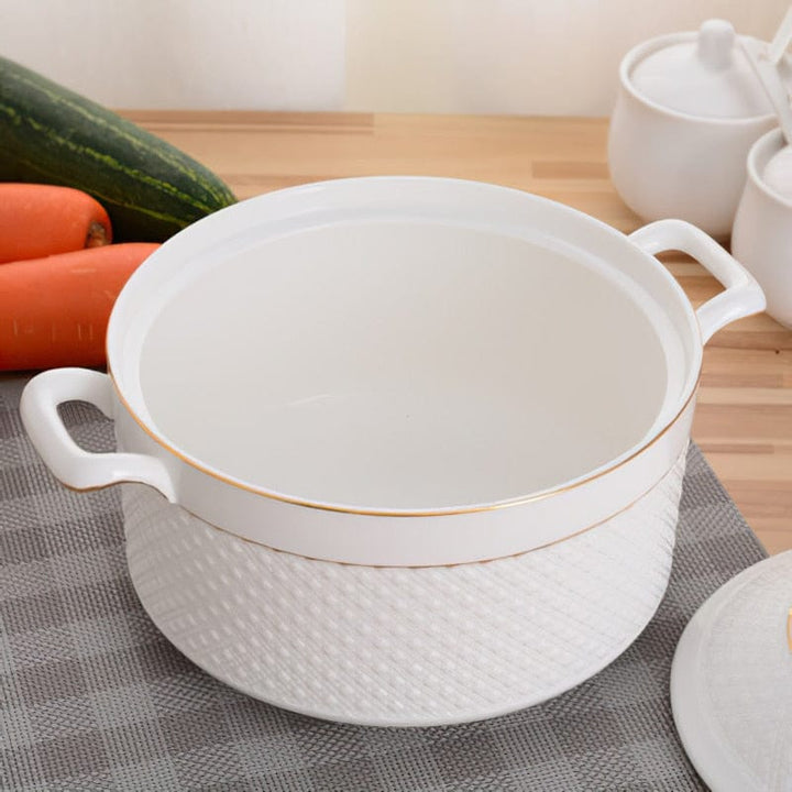 Agnes Ceramic Soup Pot | Viskana