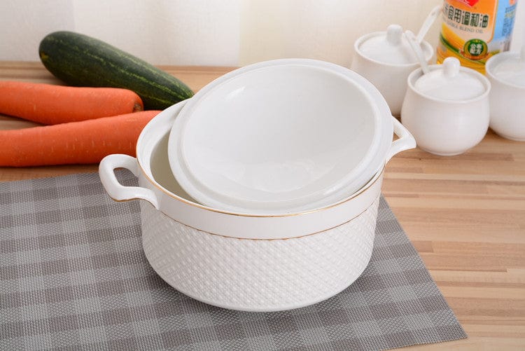 Agnes Ceramic Soup Pot | Viskana