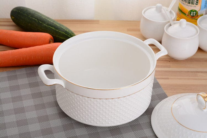 Agnes Ceramic Soup Pot | Viskana