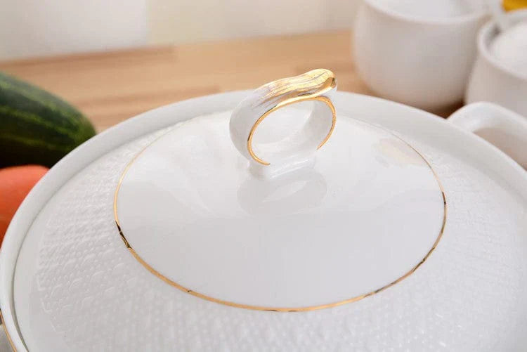 Agnes Ceramic Soup Pot | Viskana