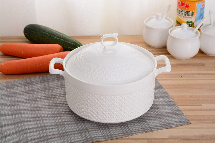 Agnes Ceramic Soup Pot | Viskana