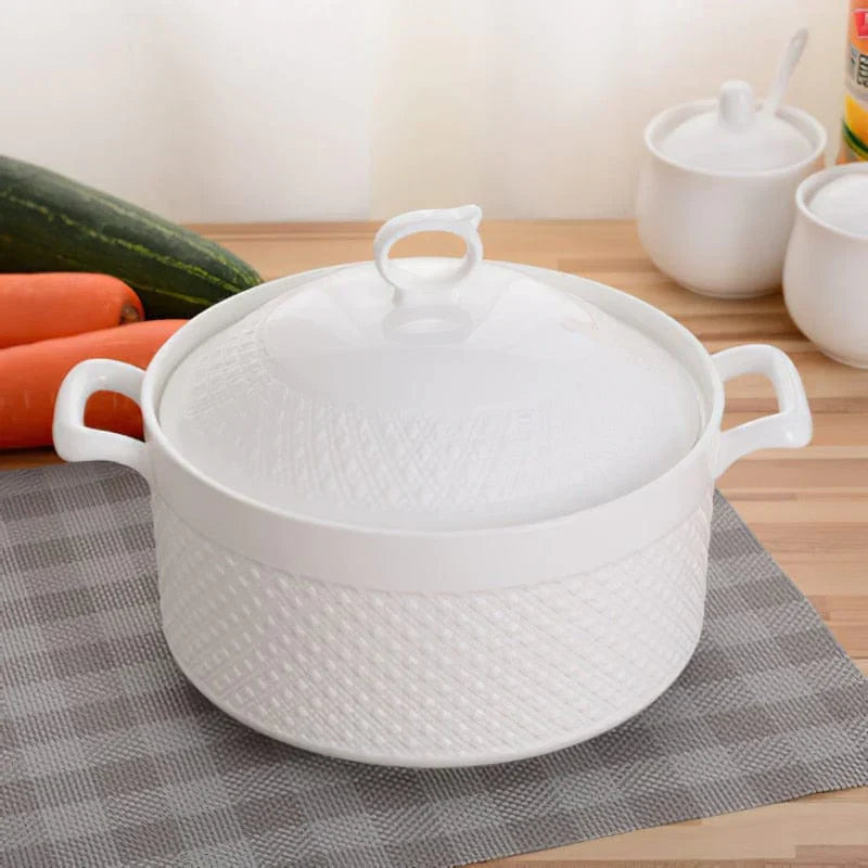 Agnes Ceramic Soup Pot | Viskana