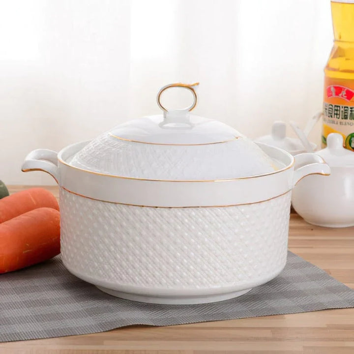 Agnes Ceramic Soup Pot | Viskana