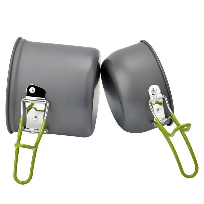 Viskana Camping Cookware Set with Stainless Steel Cutlery and Carry Bag