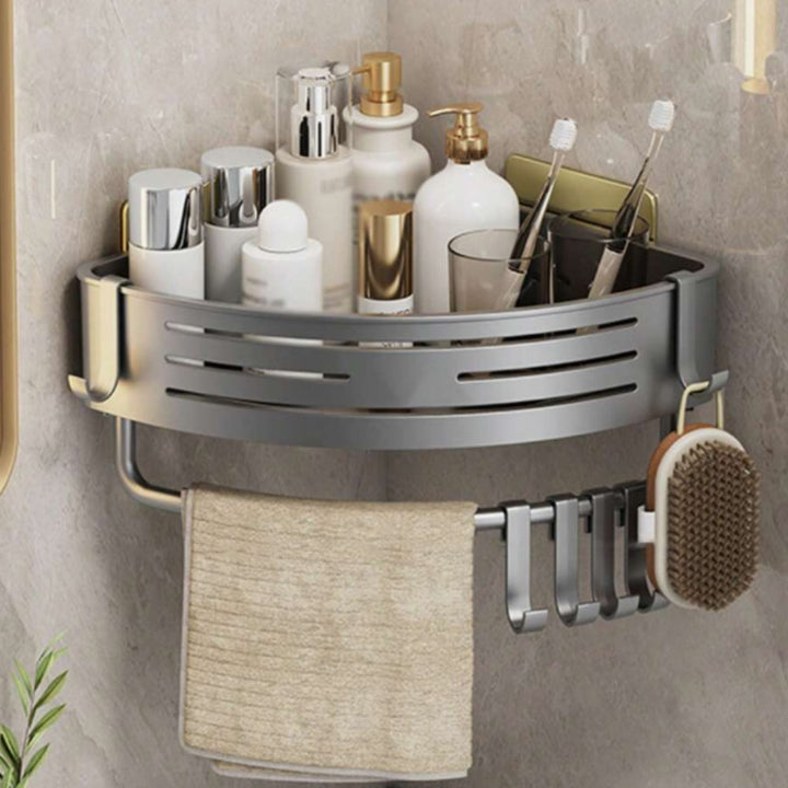 Viskana Aluminum Corner Shower Caddy Rack